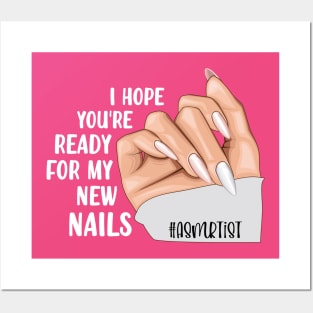 New Nails ASMR artist Posters and Art